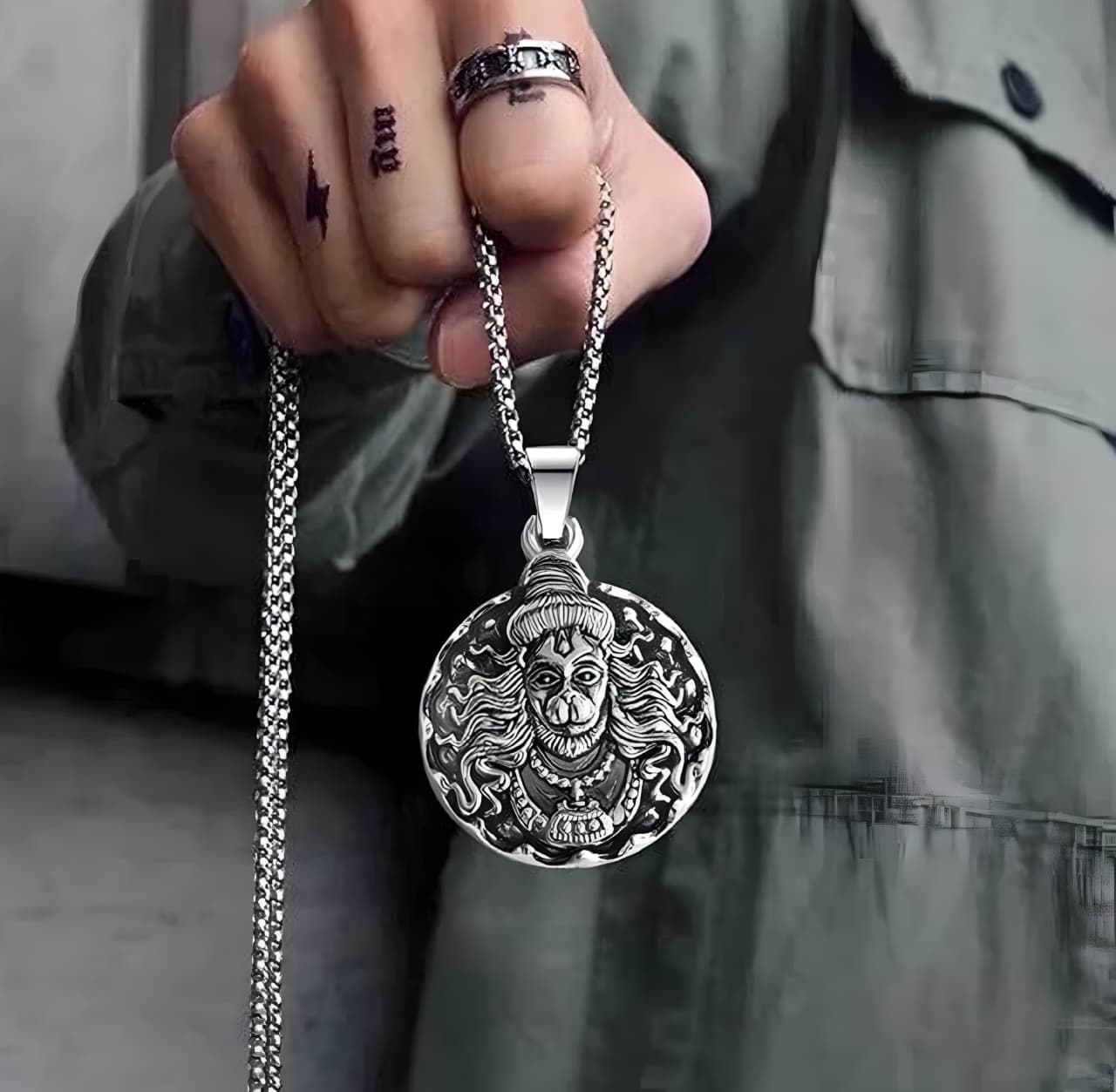 Hanuman Ji Lucky Locket Bajrangbali Pendant