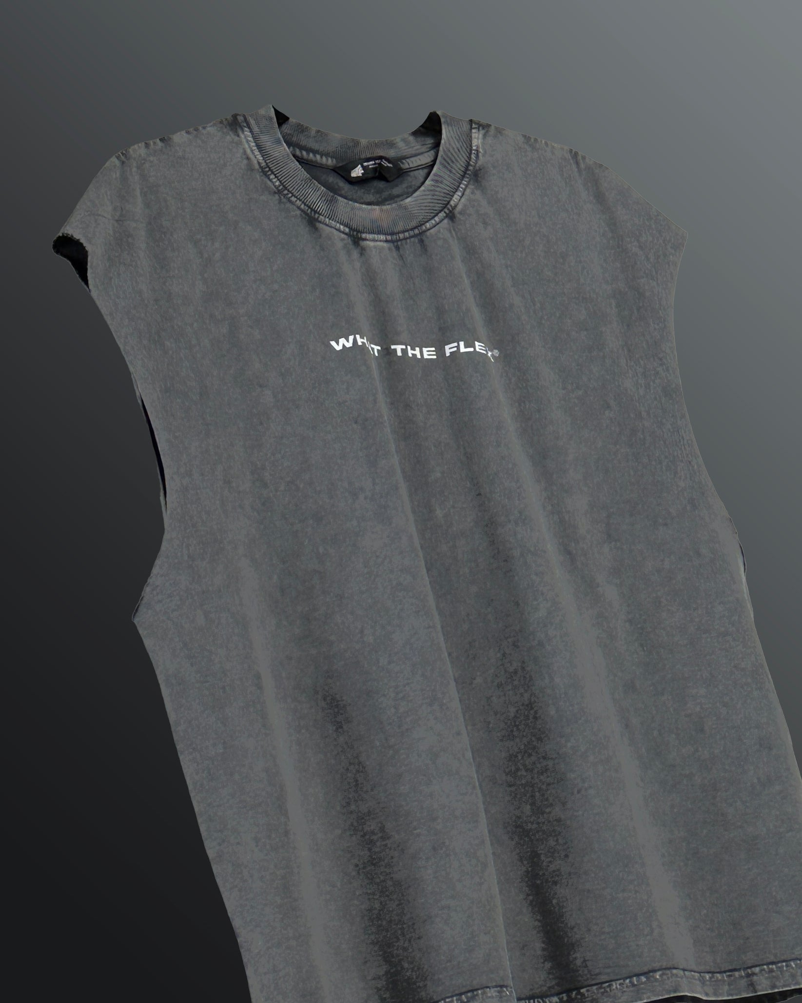 Mutation Grey Acid Wash Vest