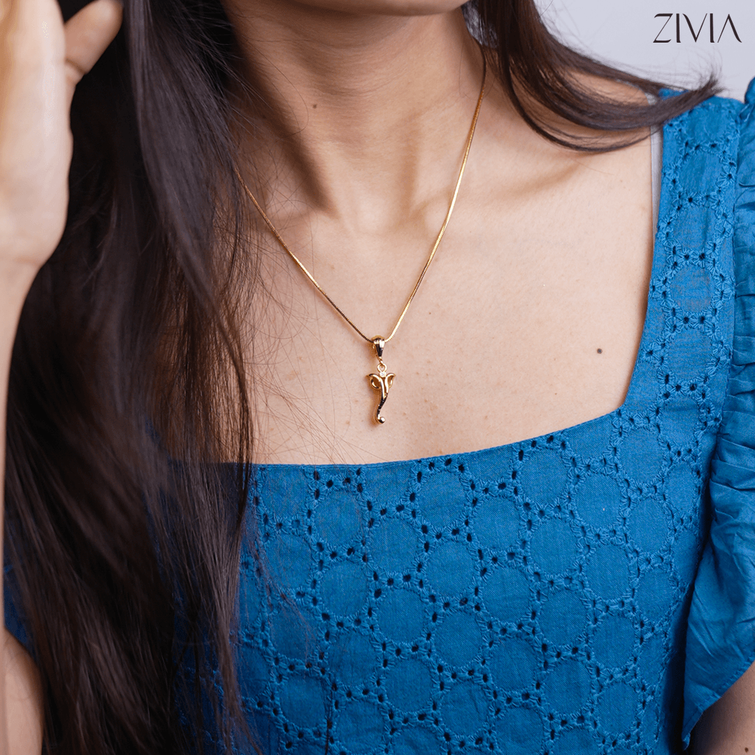 Ganesha pendant with chain