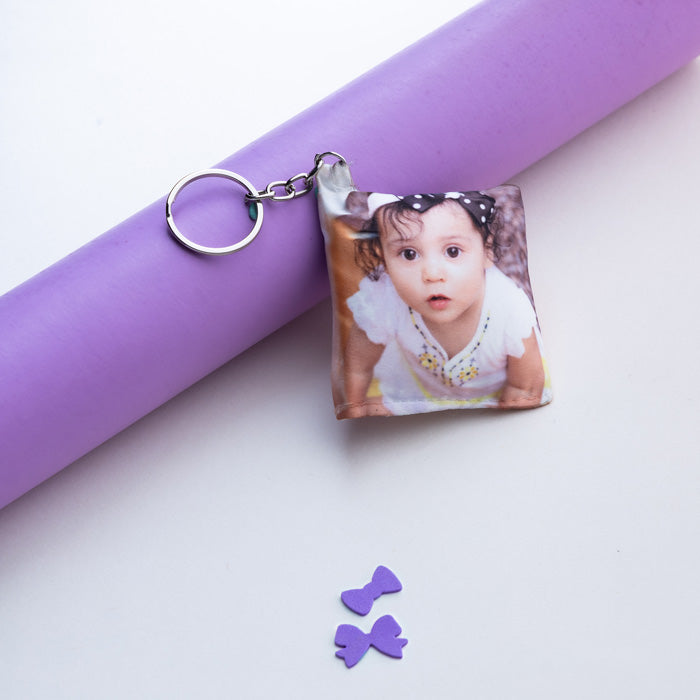 Personalized Pillow Keychain