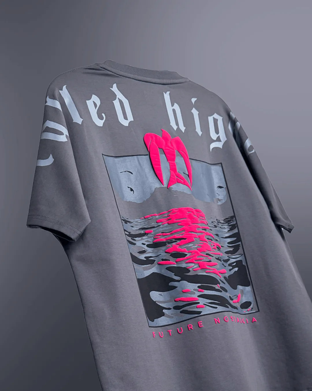 Called Higher Grey Heavyweight T-shirt