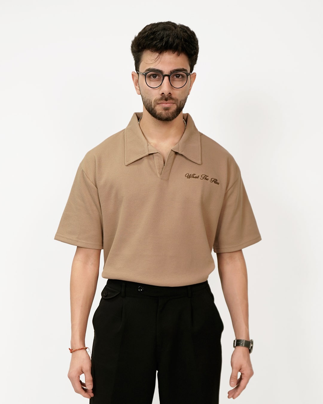 Raw Beige Polo T-Shirt