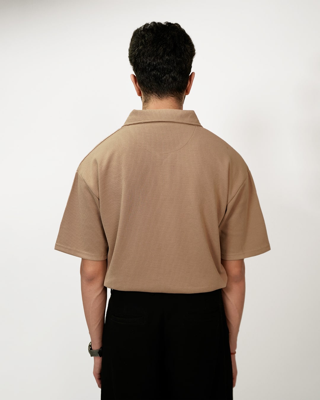 Raw Beige Polo T-Shirt