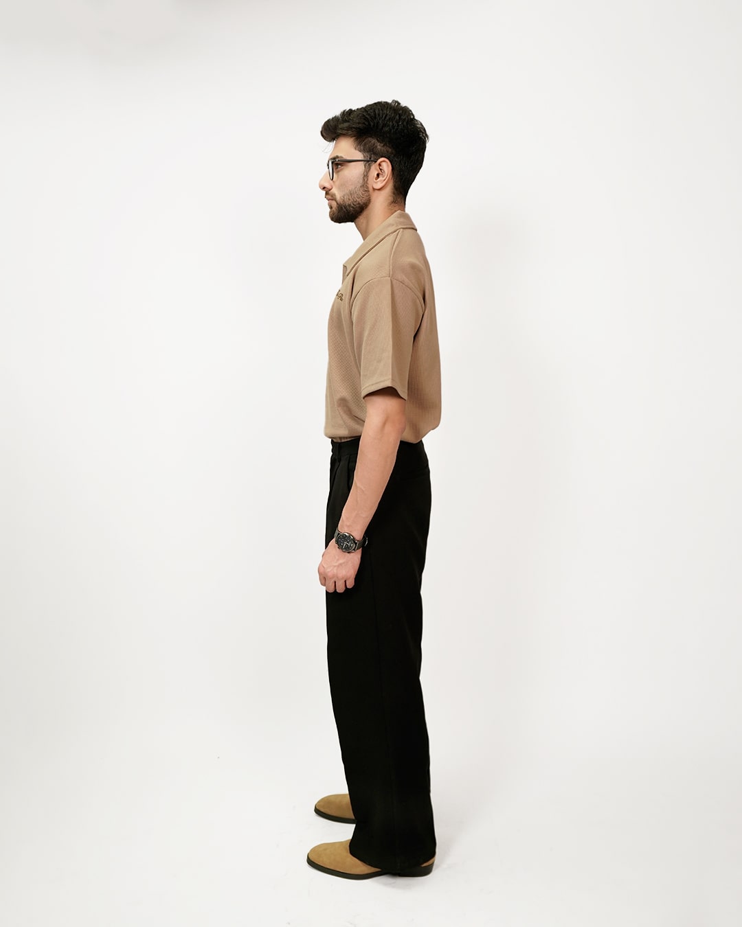 Raw Beige Polo T-Shirt