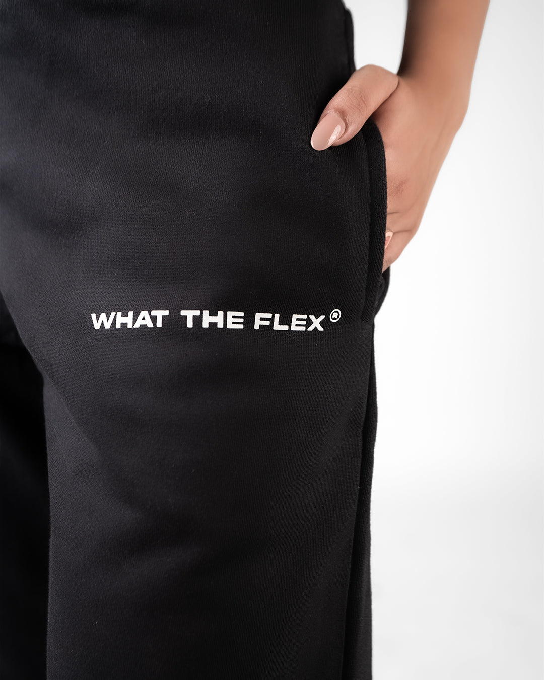 Black Essential Cotton Pants