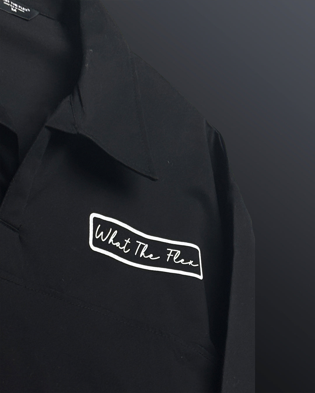 Black Retro Cotton Polo T-Shirt