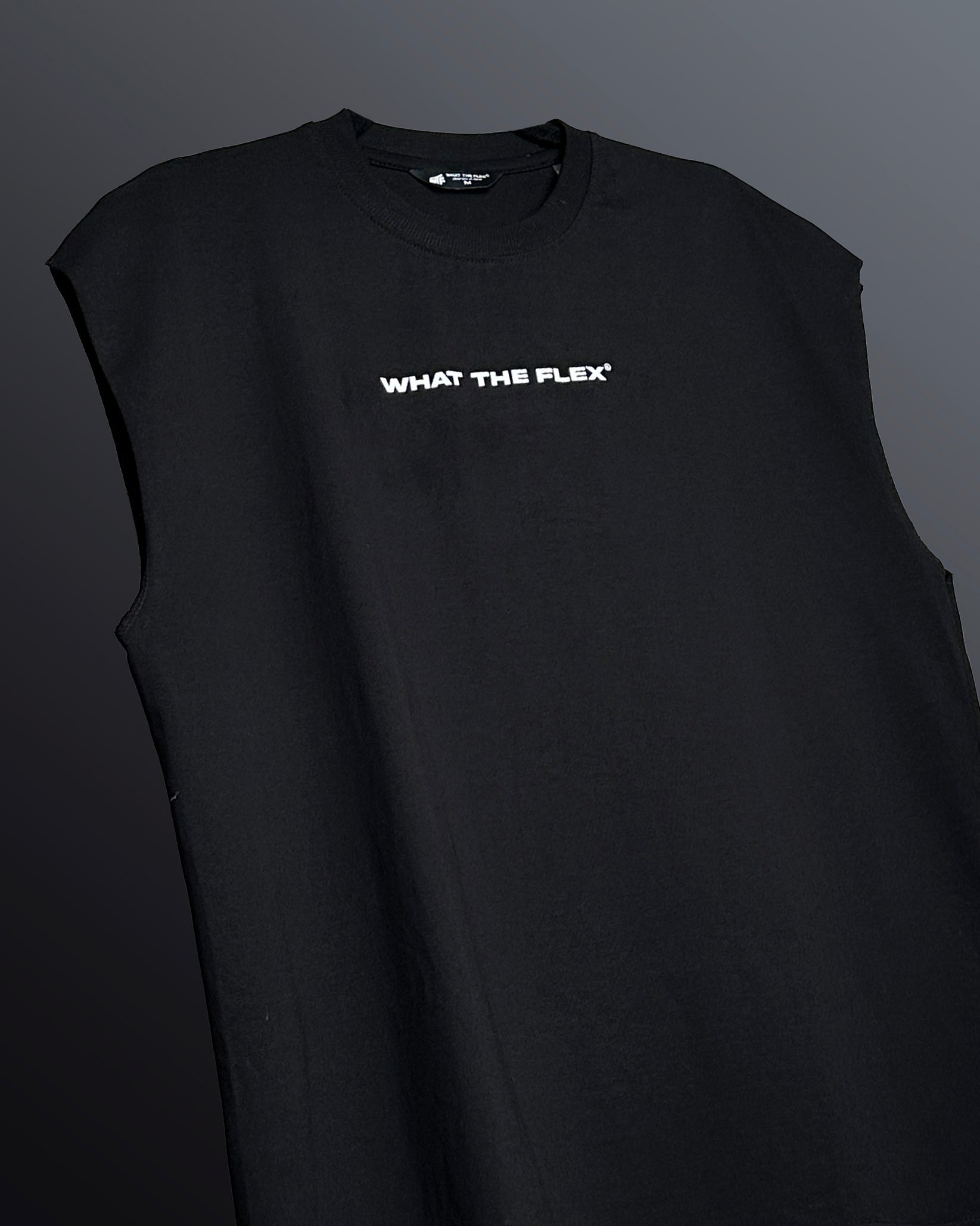 Worldwide Black Cotton Vest