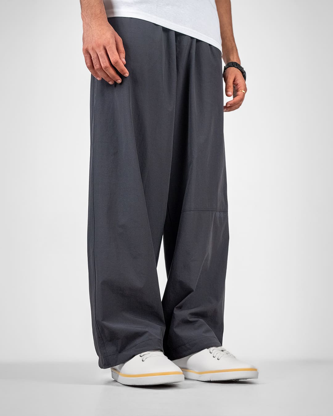 Charcoal Breakout Parachute Pants