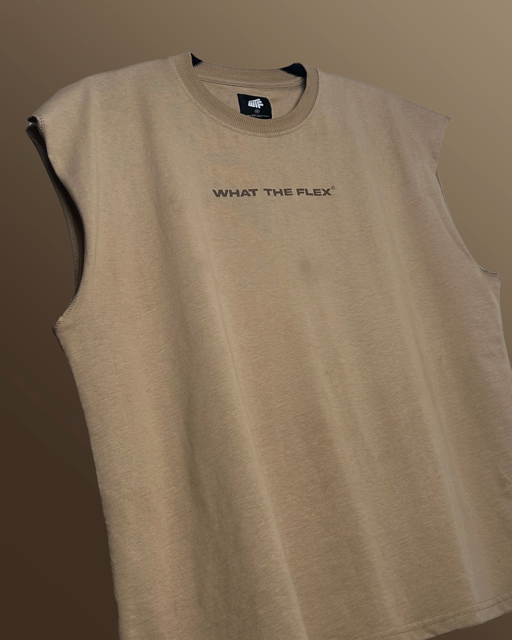 Uncommon Brown Cotton Vest