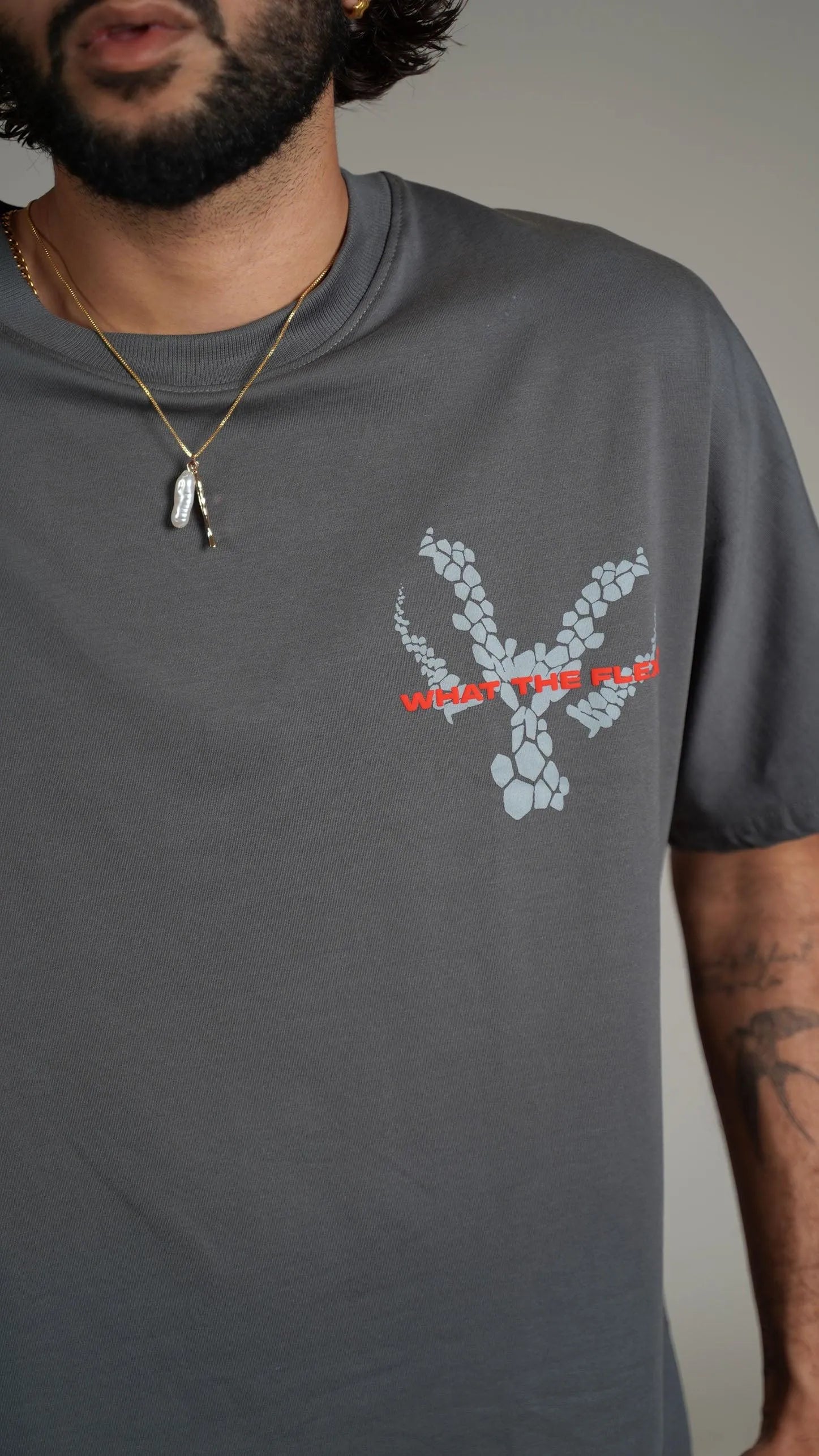 Called Higher Grey Heavyweight T-shirt