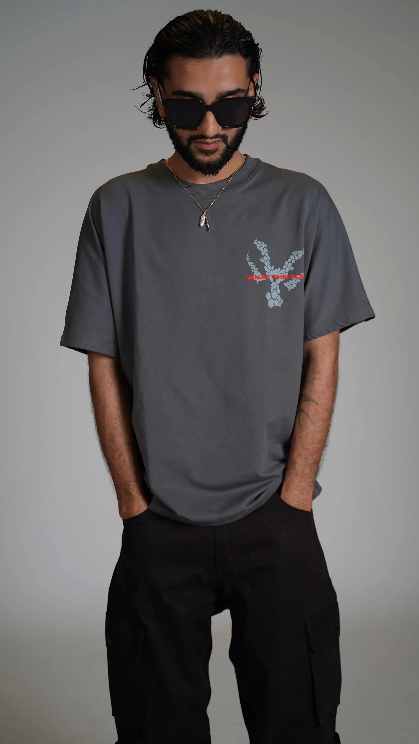 Called Higher Grey Heavyweight T-shirt