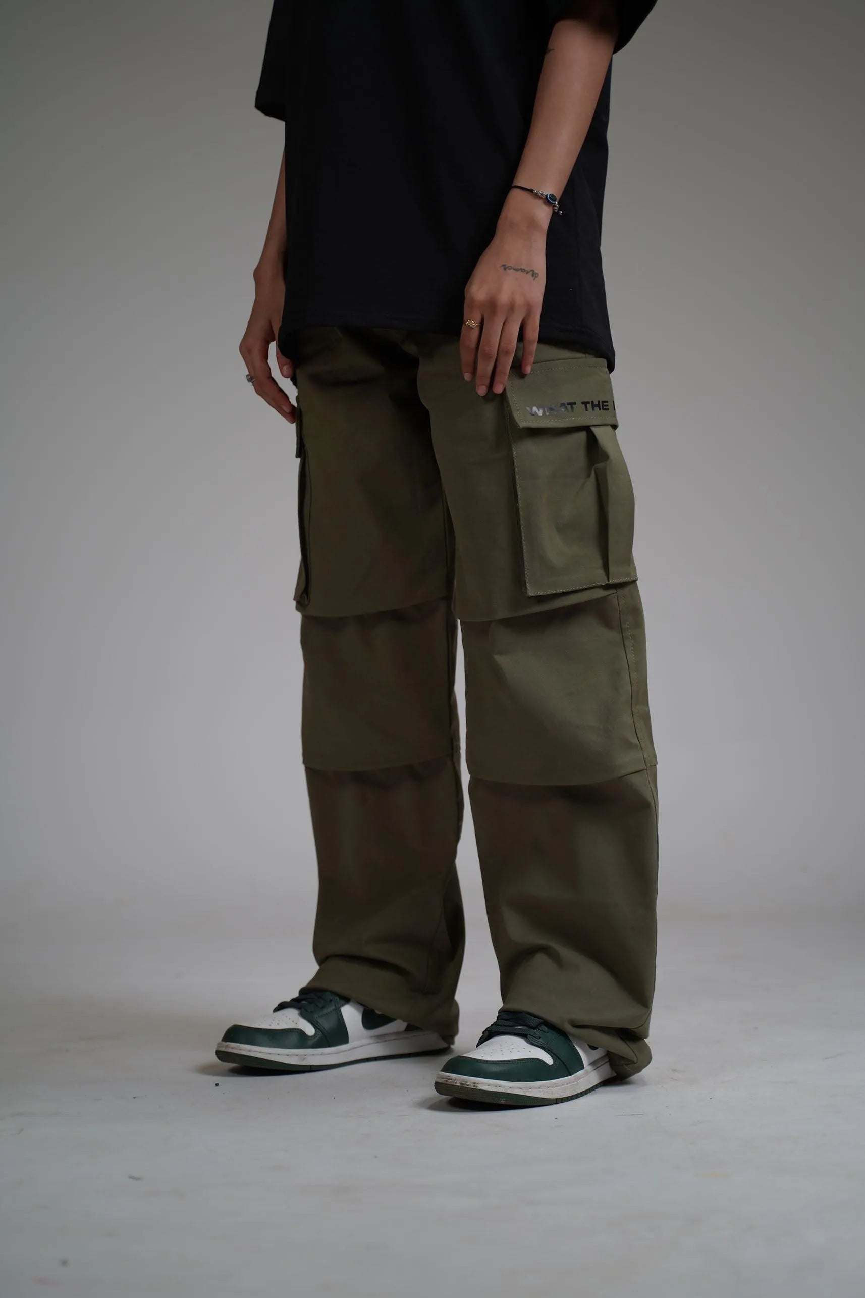 Olive Panel Unisex Cargo