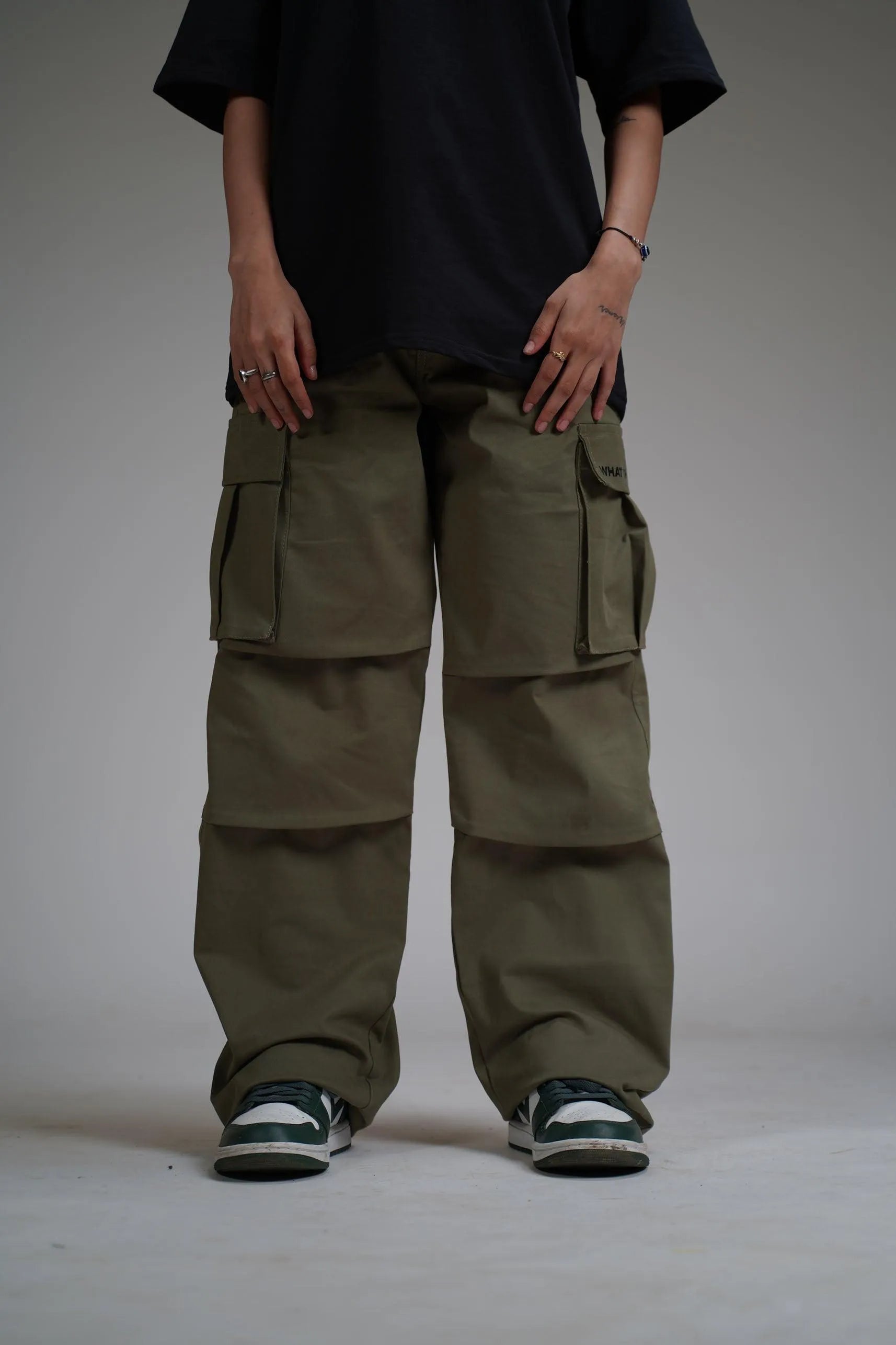Olive Panel Unisex Cargo