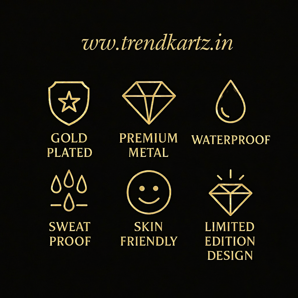 Aum Aradhya Handmade Gold Plated Pendant and Chain