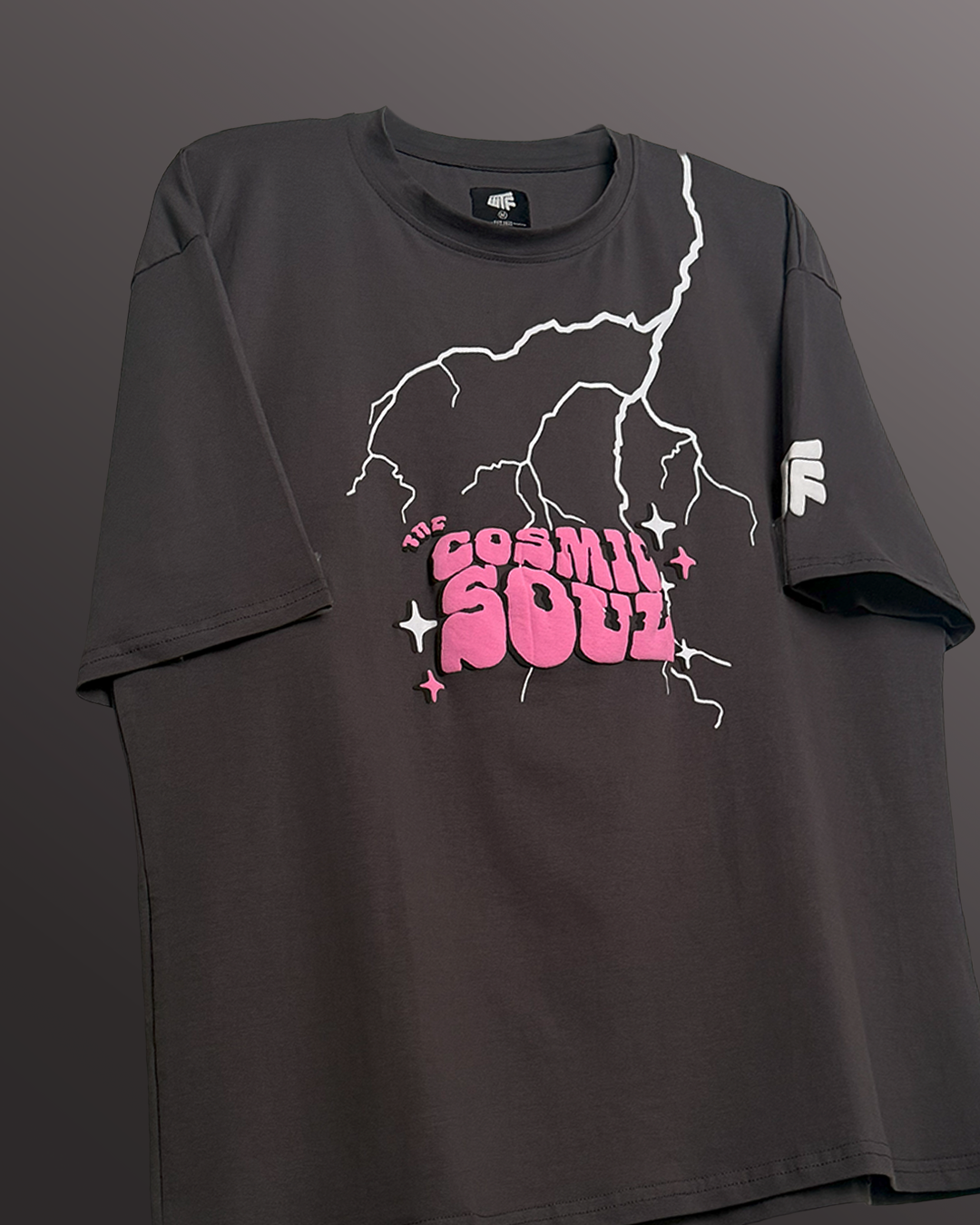 Dark Hours Grey Oversized T-shirt