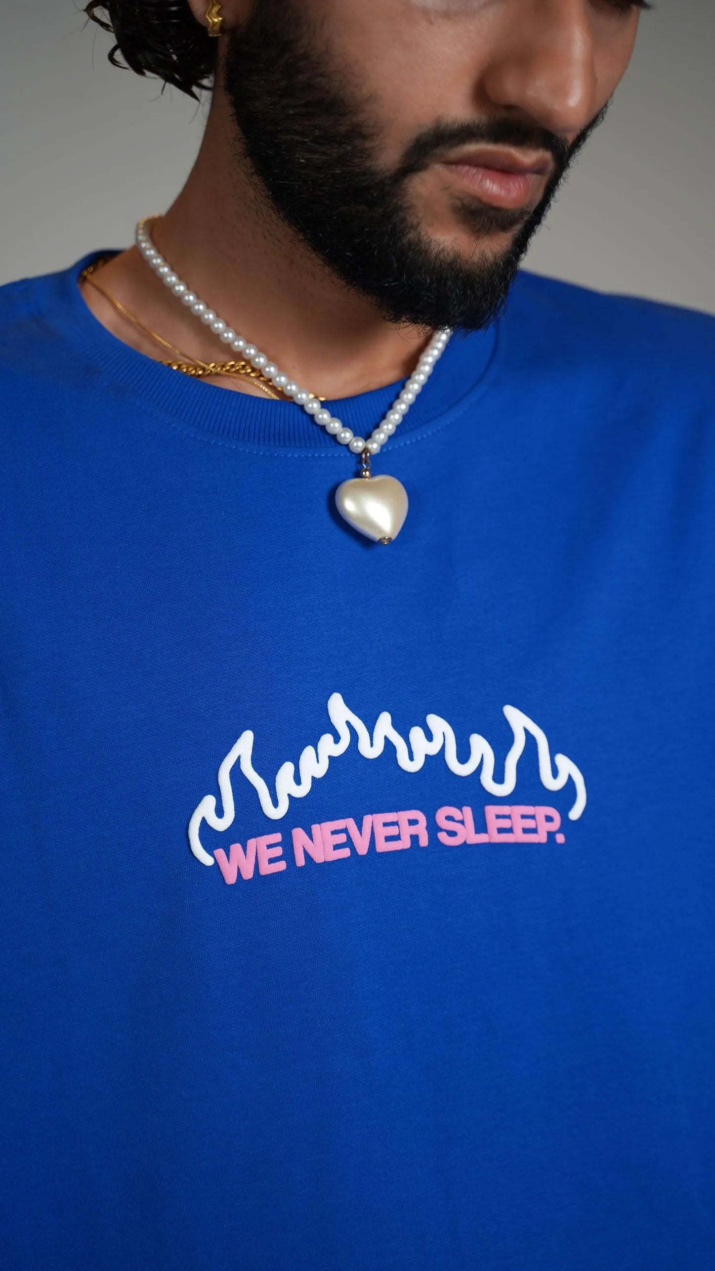 Dreamers & Rebels Blue Heavyweight T-shirt