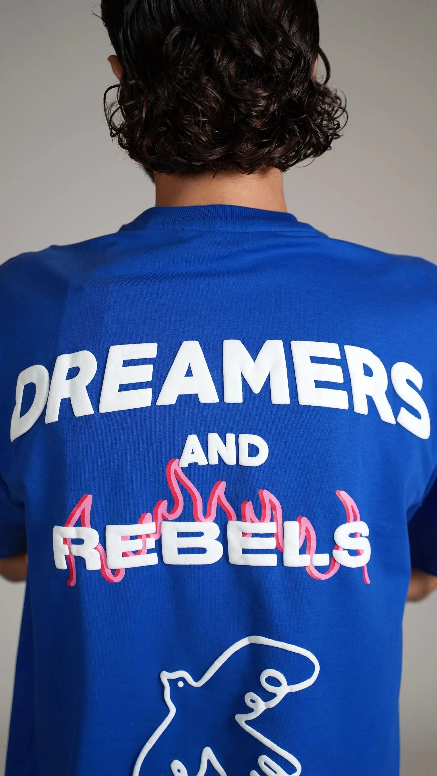 Dreamers & Rebels Blue Heavyweight T-shirt
