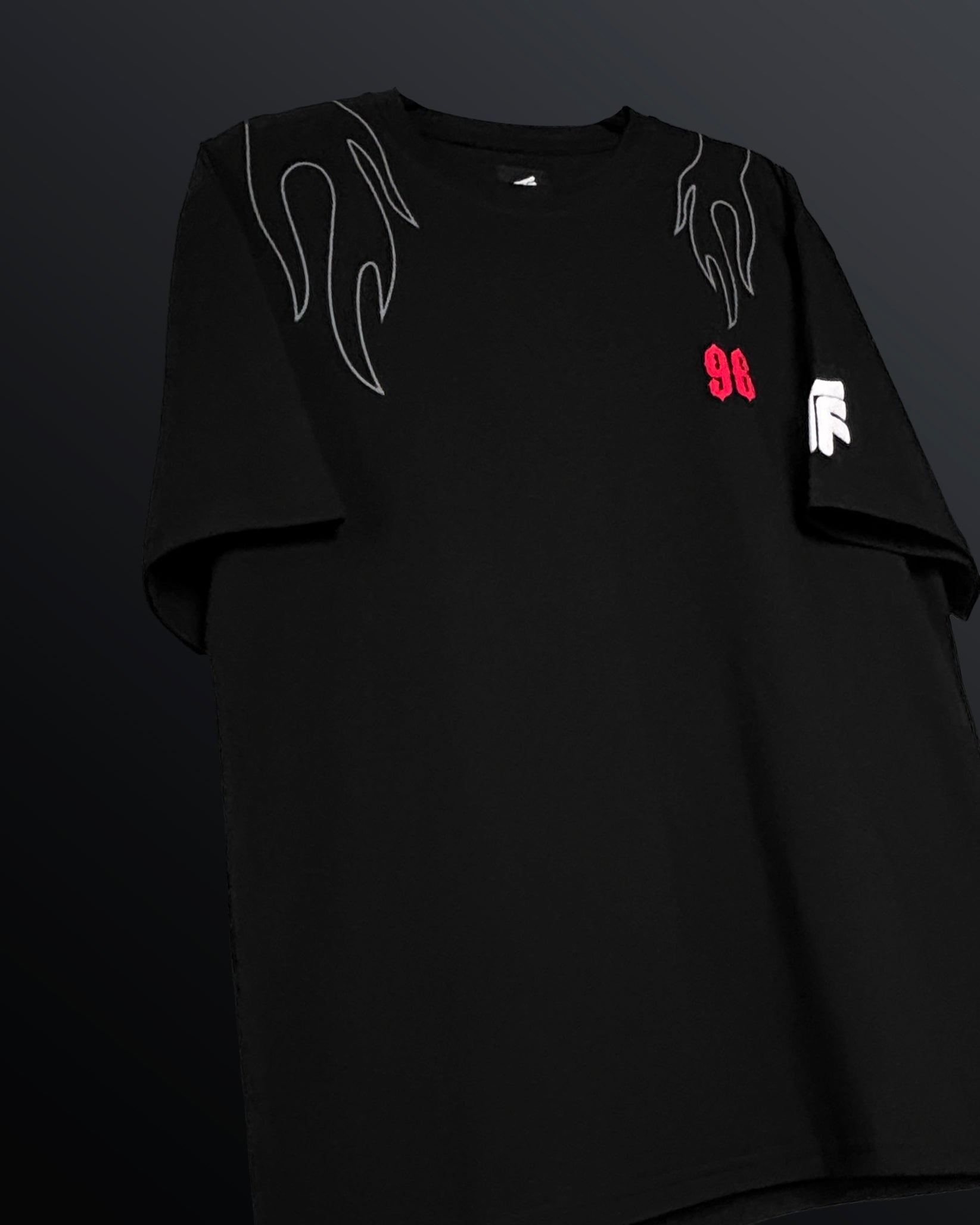 Don't Trip Black Oversized T-shirt