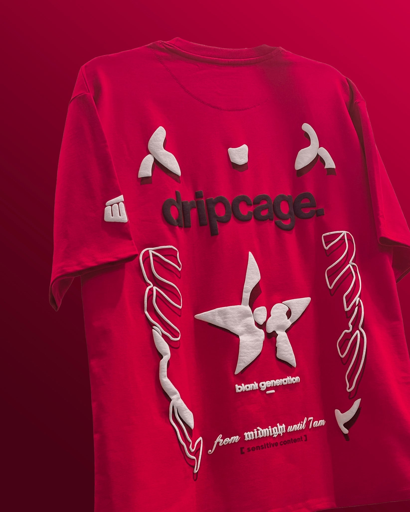 Dripcage Pink Heavyweight T-shirt