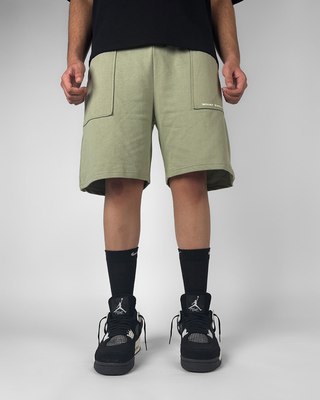 Frontcut Sage Cotton Shorts