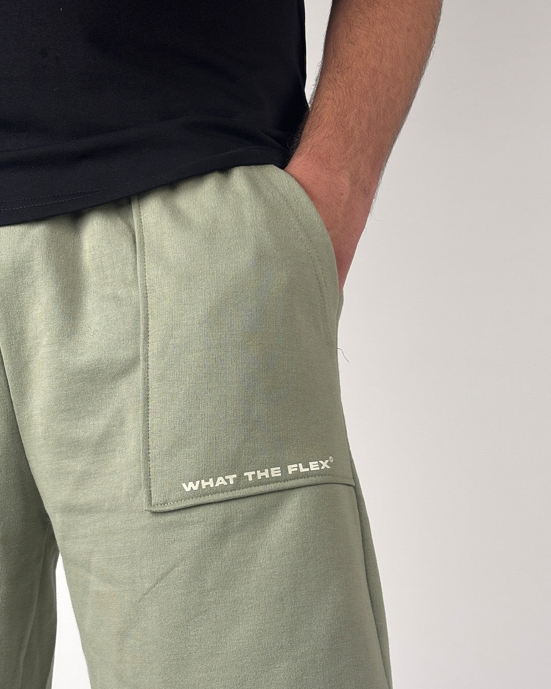 Frontcut Sage Cotton Shorts