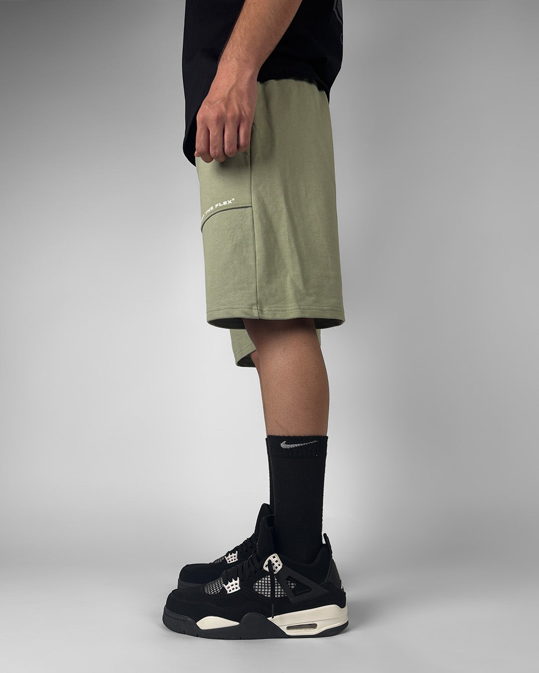 Frontcut Sage Cotton Shorts