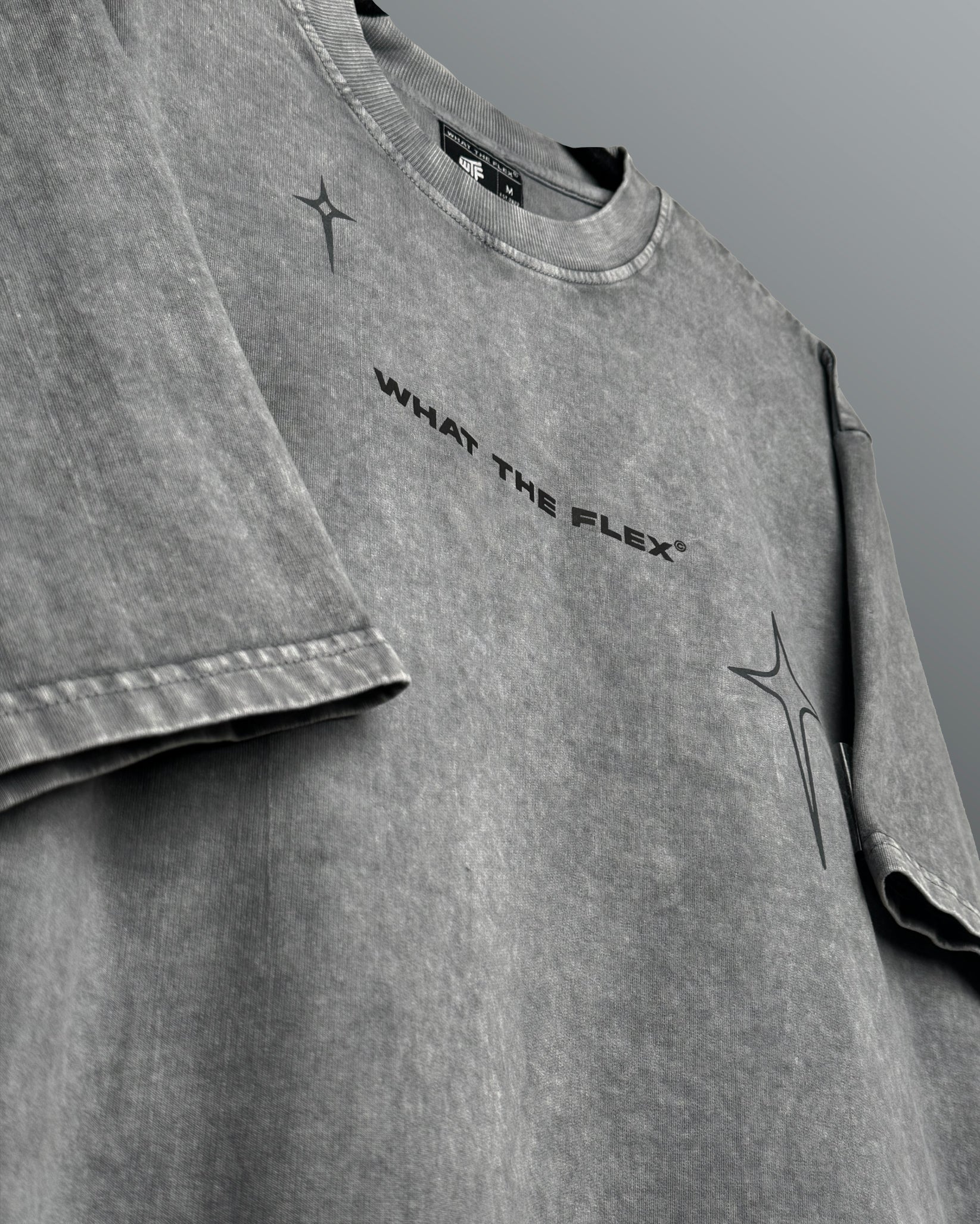 Mannered Grey Acid Wash T-Shirt