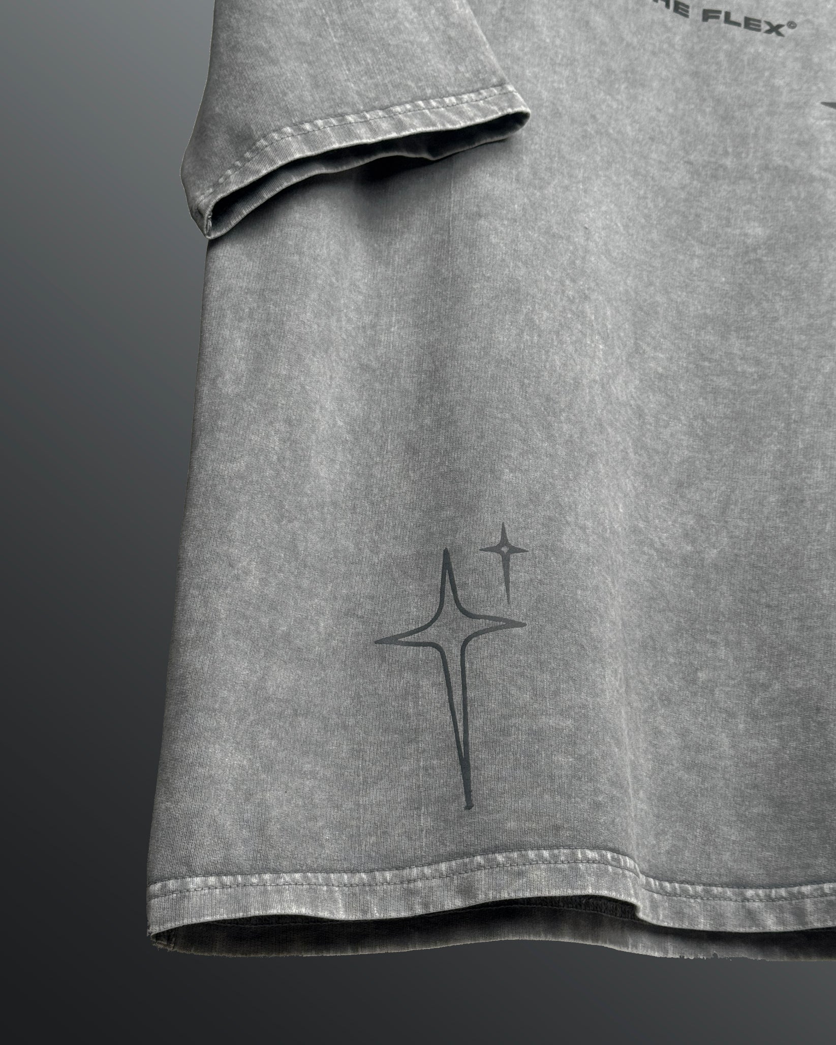 Mannered Grey Acid Wash T-Shirt