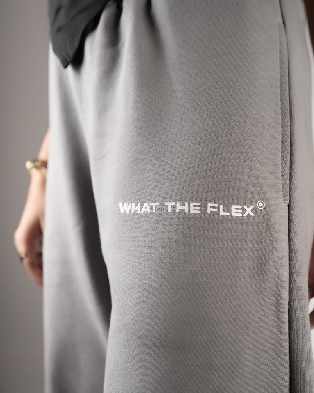 Grey Essential Cotton Pants