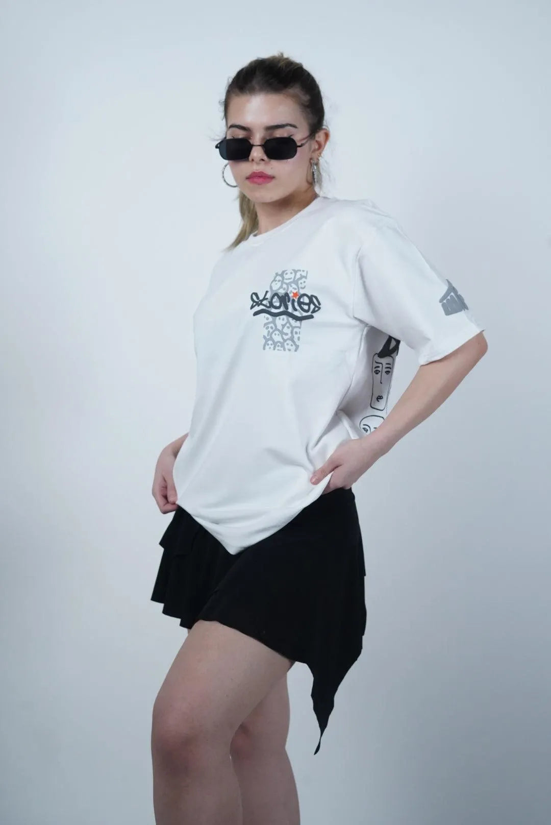 Stories White Heavyweight T-shirt