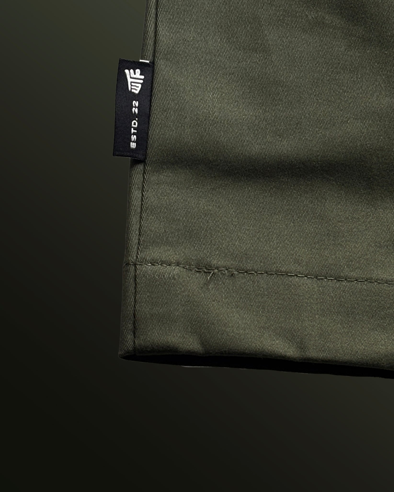 Olive Green Retro Polo T-shirt
