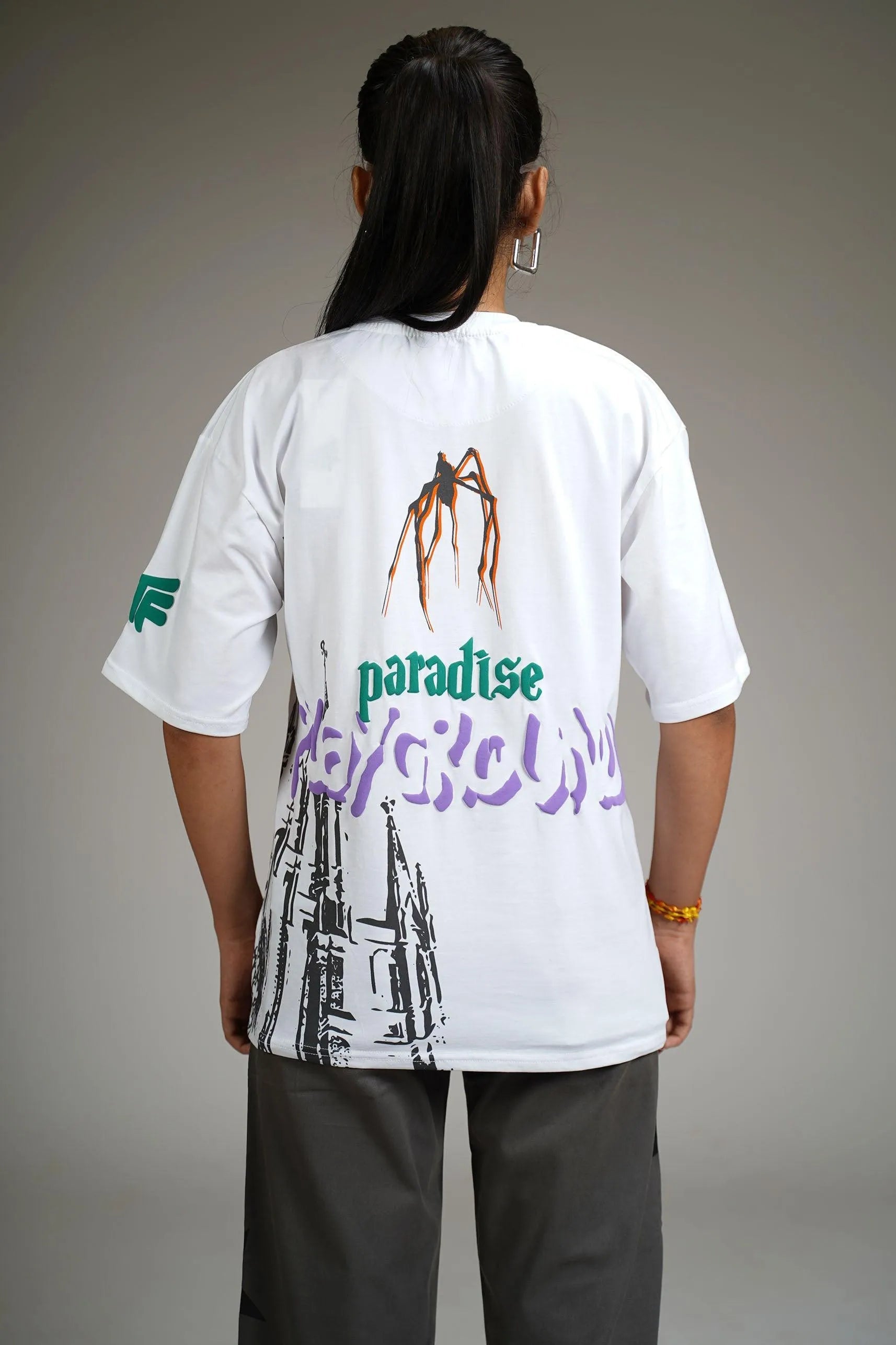 Paradise Playground Oversized White T-shirt