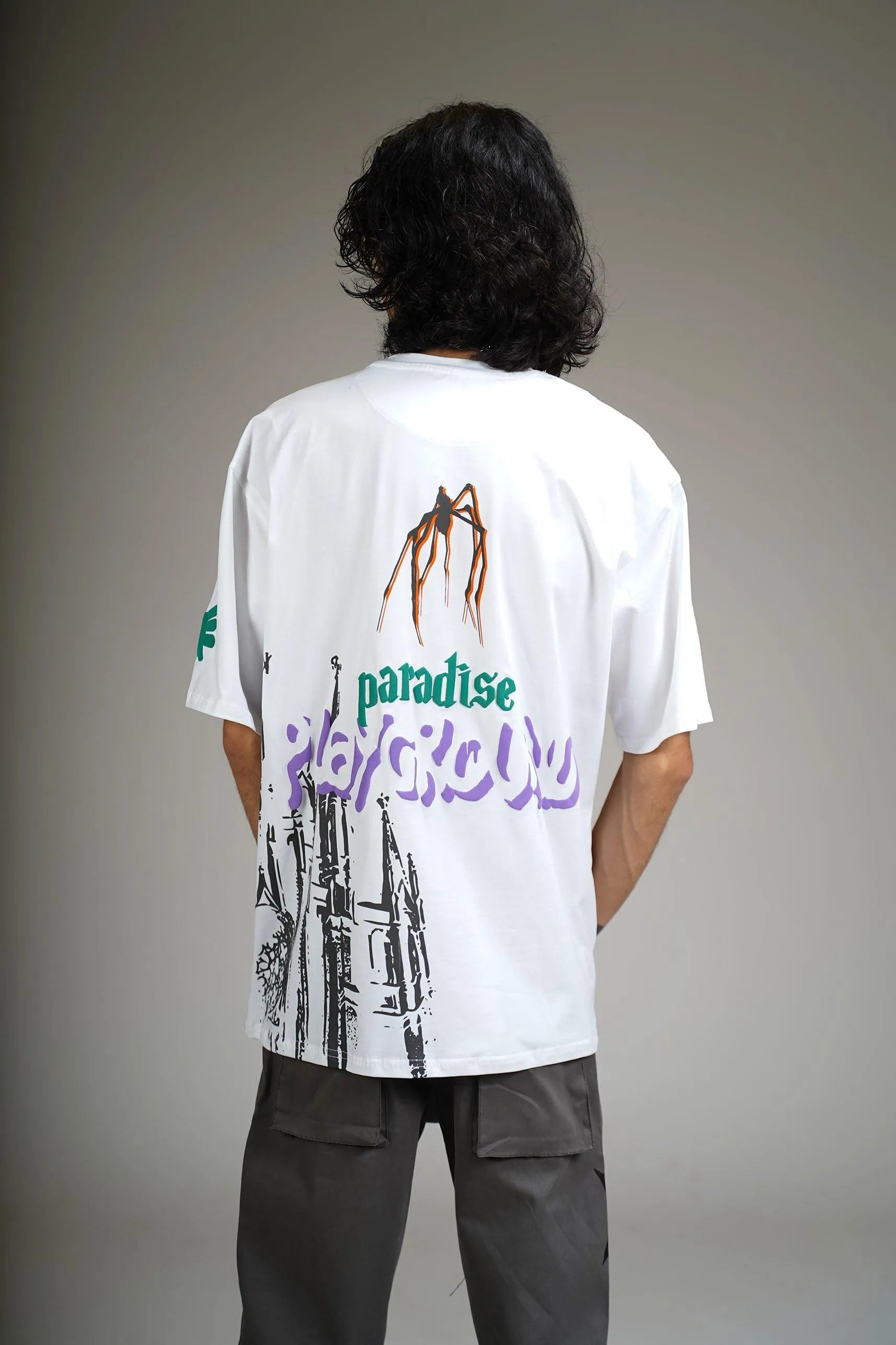 Paradise Playground Oversized White T-shirt