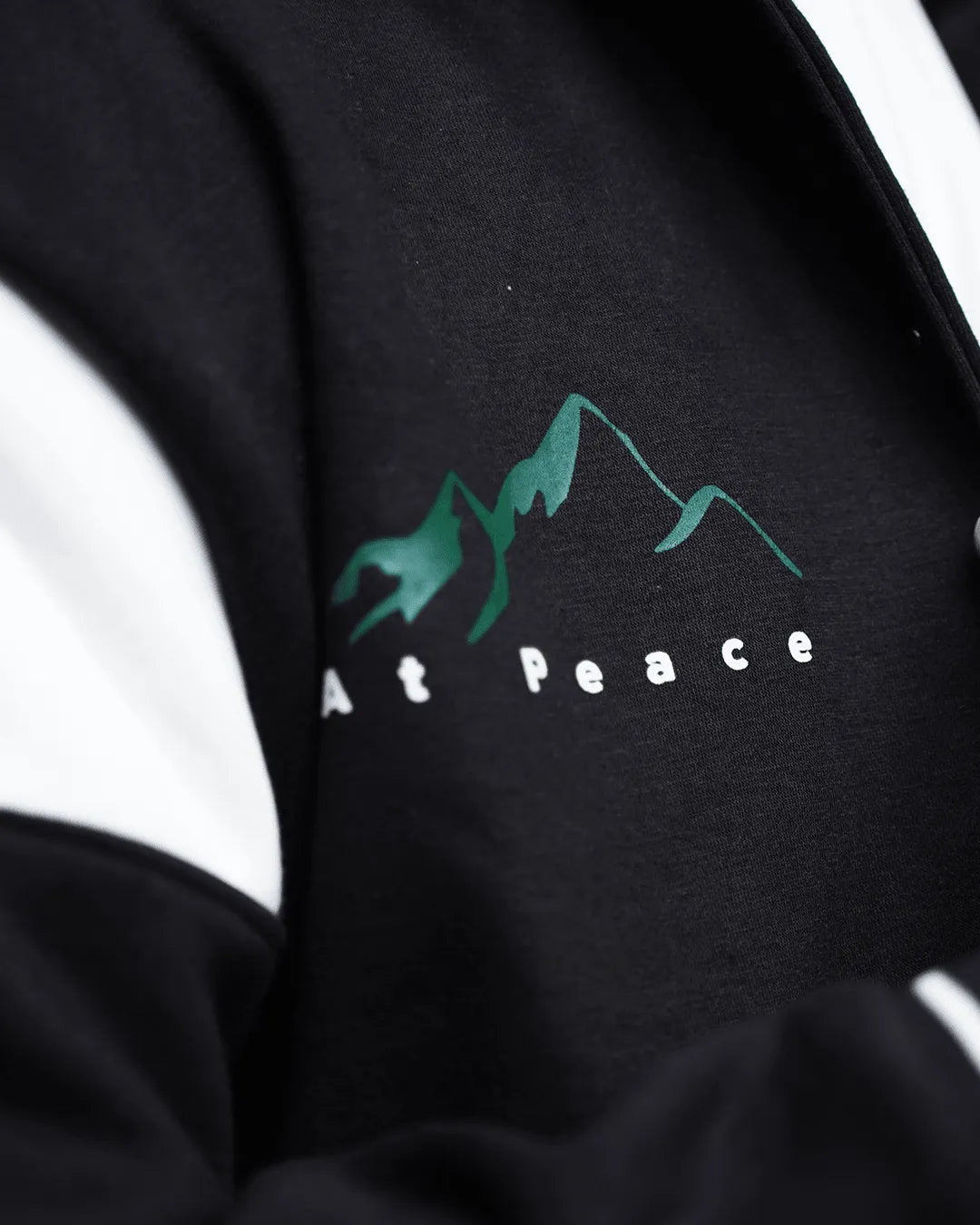 Prayer Over Panic Black Varsity Jacket