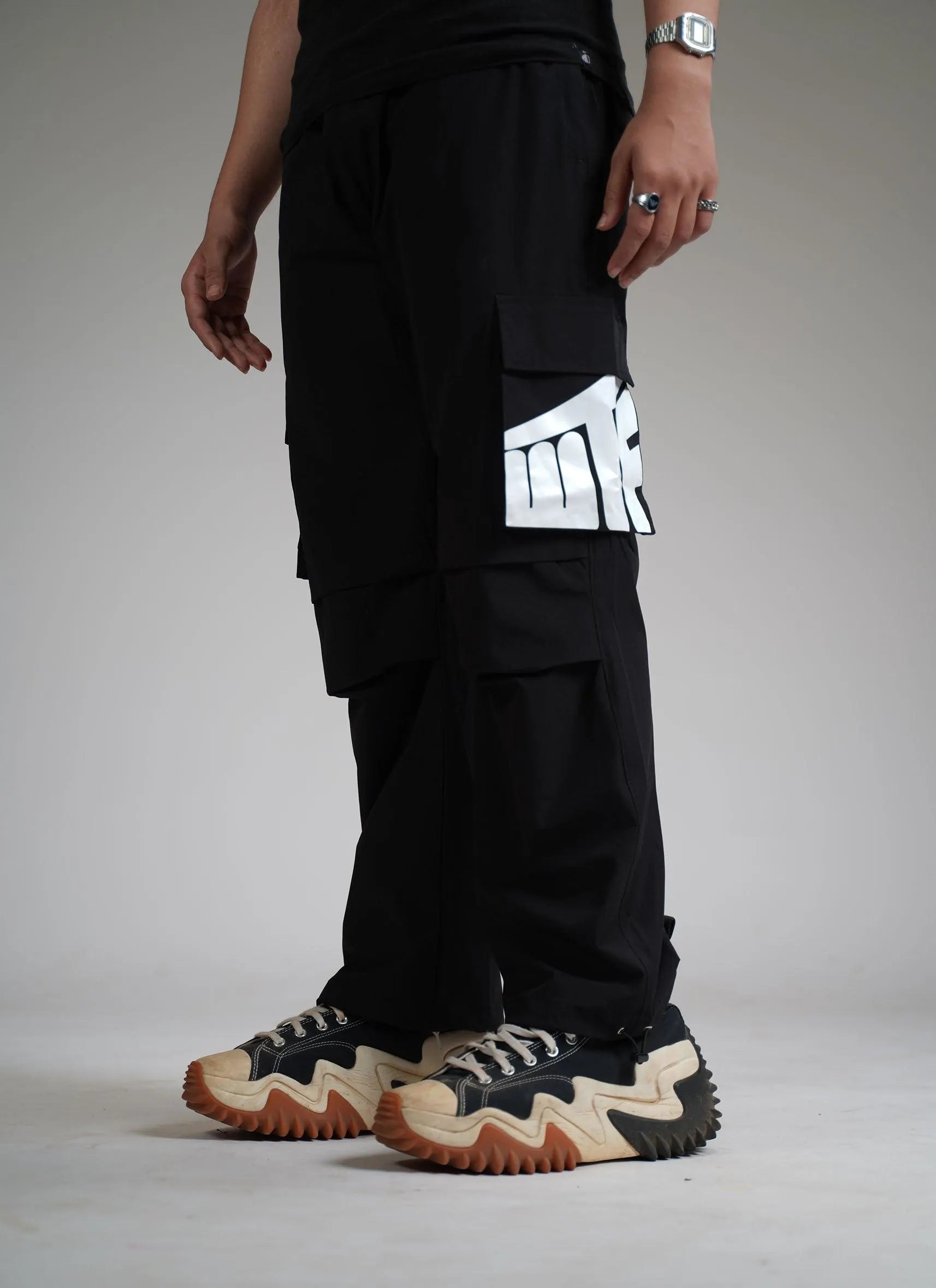 Black Parachute Pants
