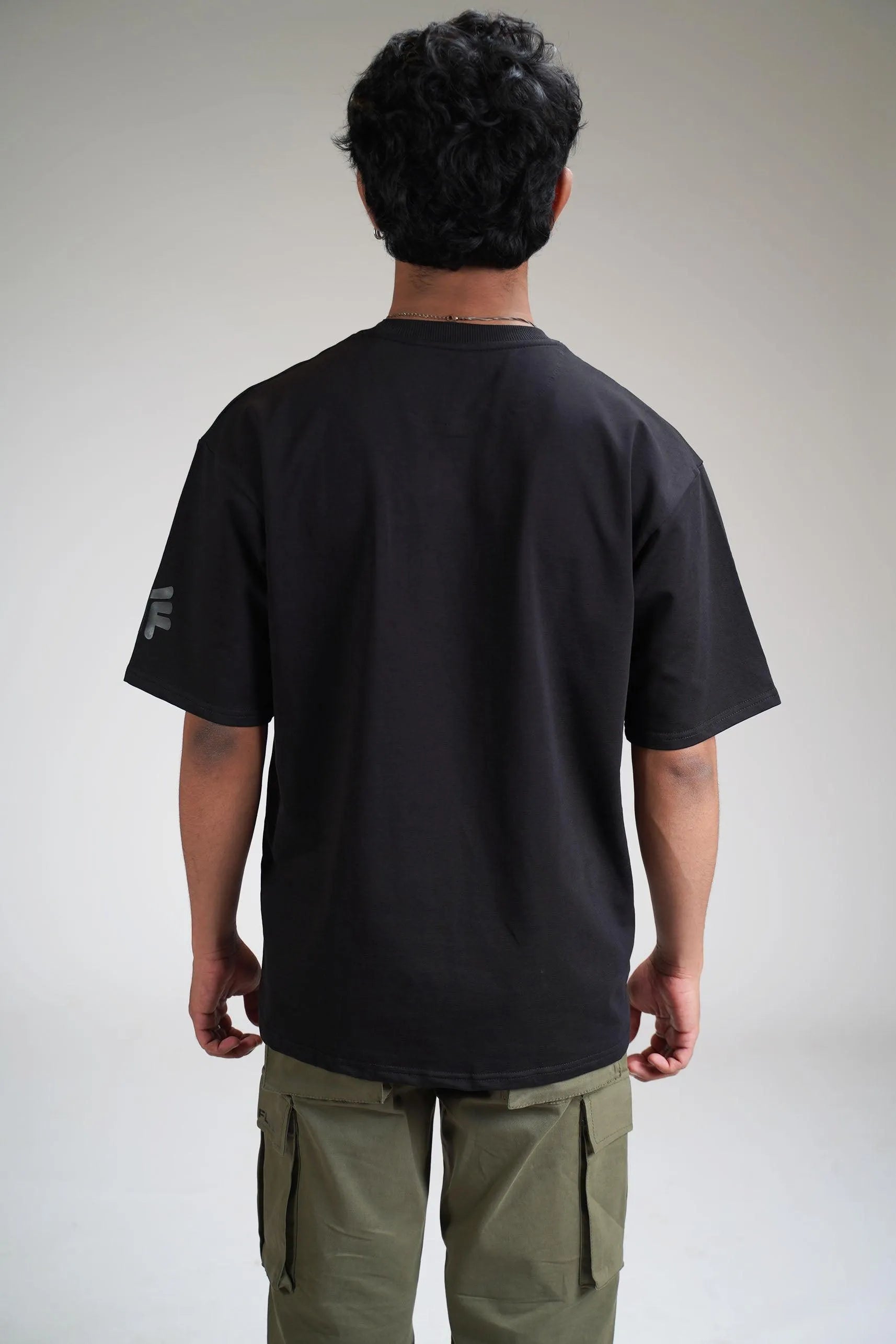 Basic Plain Black Heavyweight T-shirt
