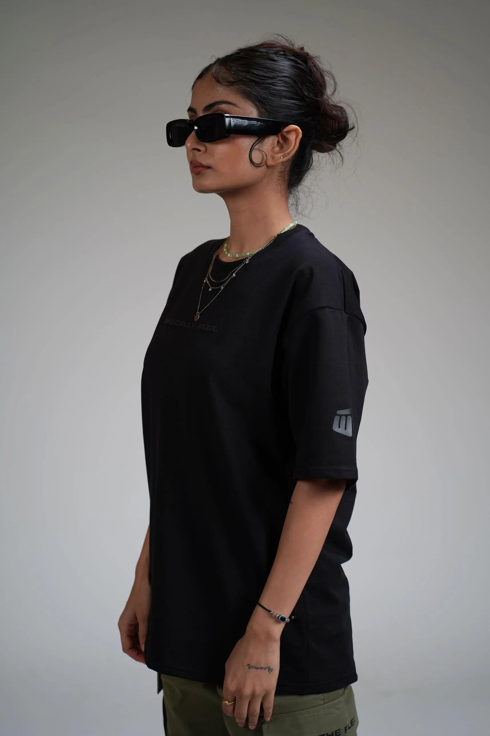 Basic Plain Black Heavyweight T-shirt