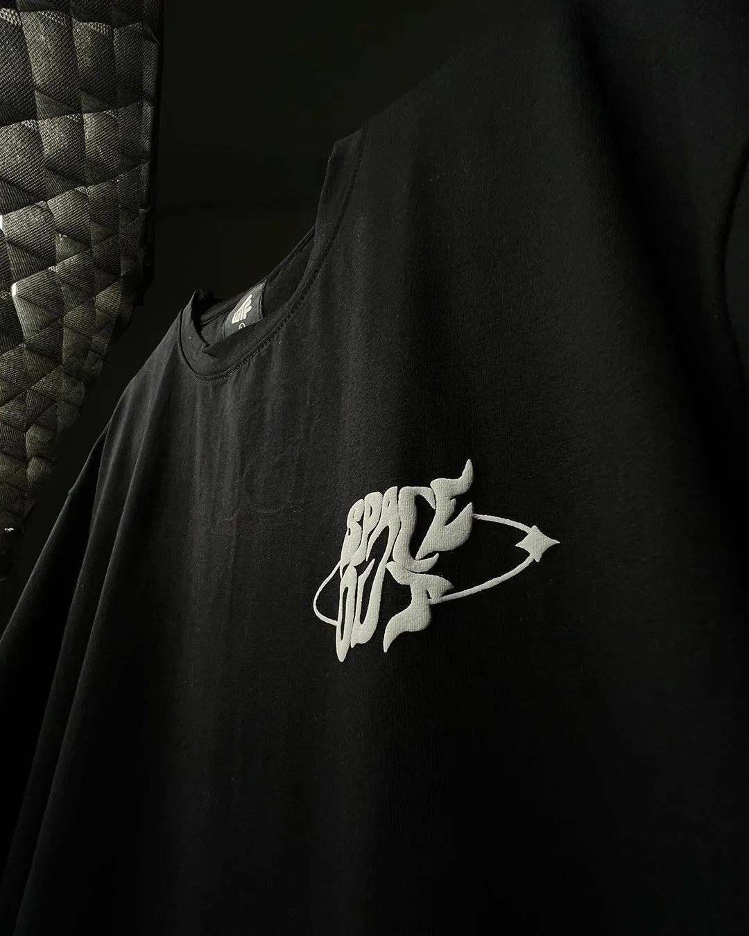 Spaceout Oversized Black T-shirt