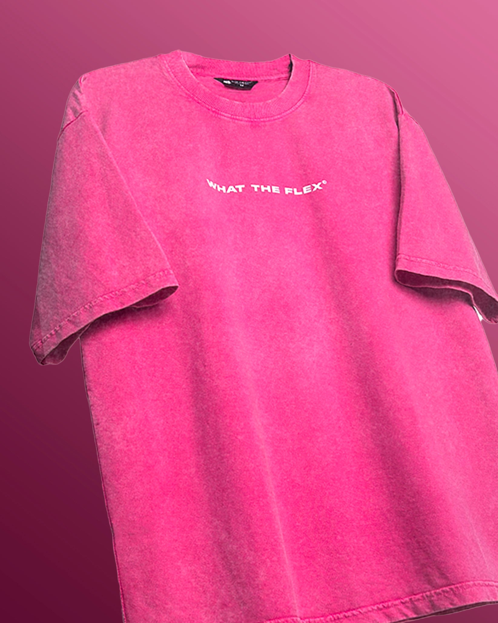 Shameless Pink Acid Wash T-Shirt