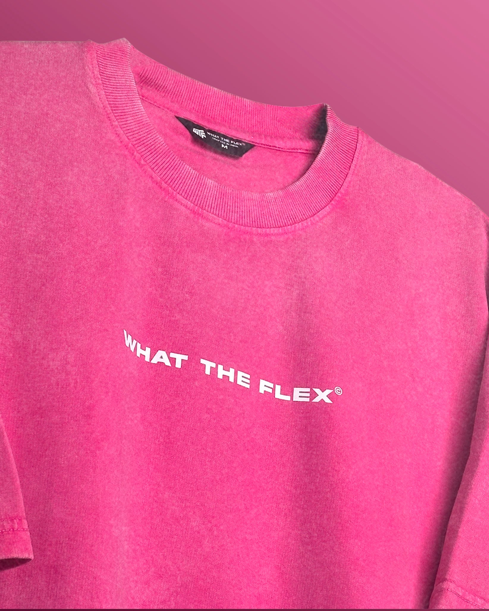 Shameless Pink Acid Wash T-Shirt