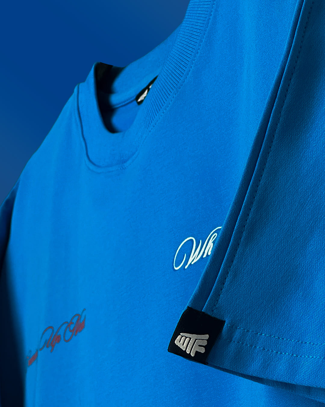 Too Young Heavyweight Blue T-shirt