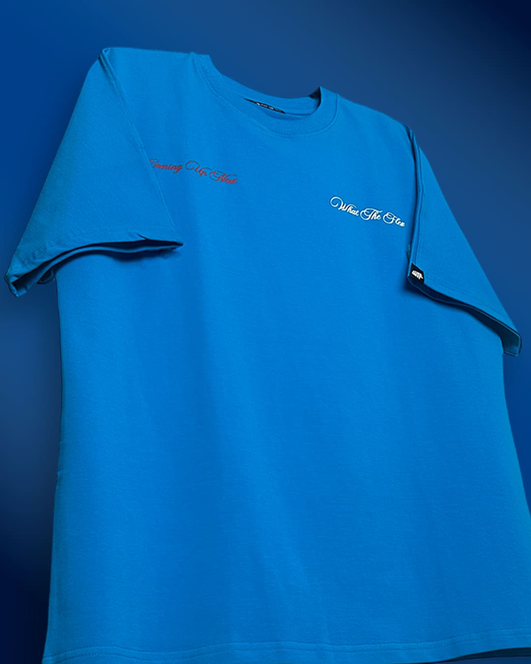 Too Young Heavyweight Blue T-shirt