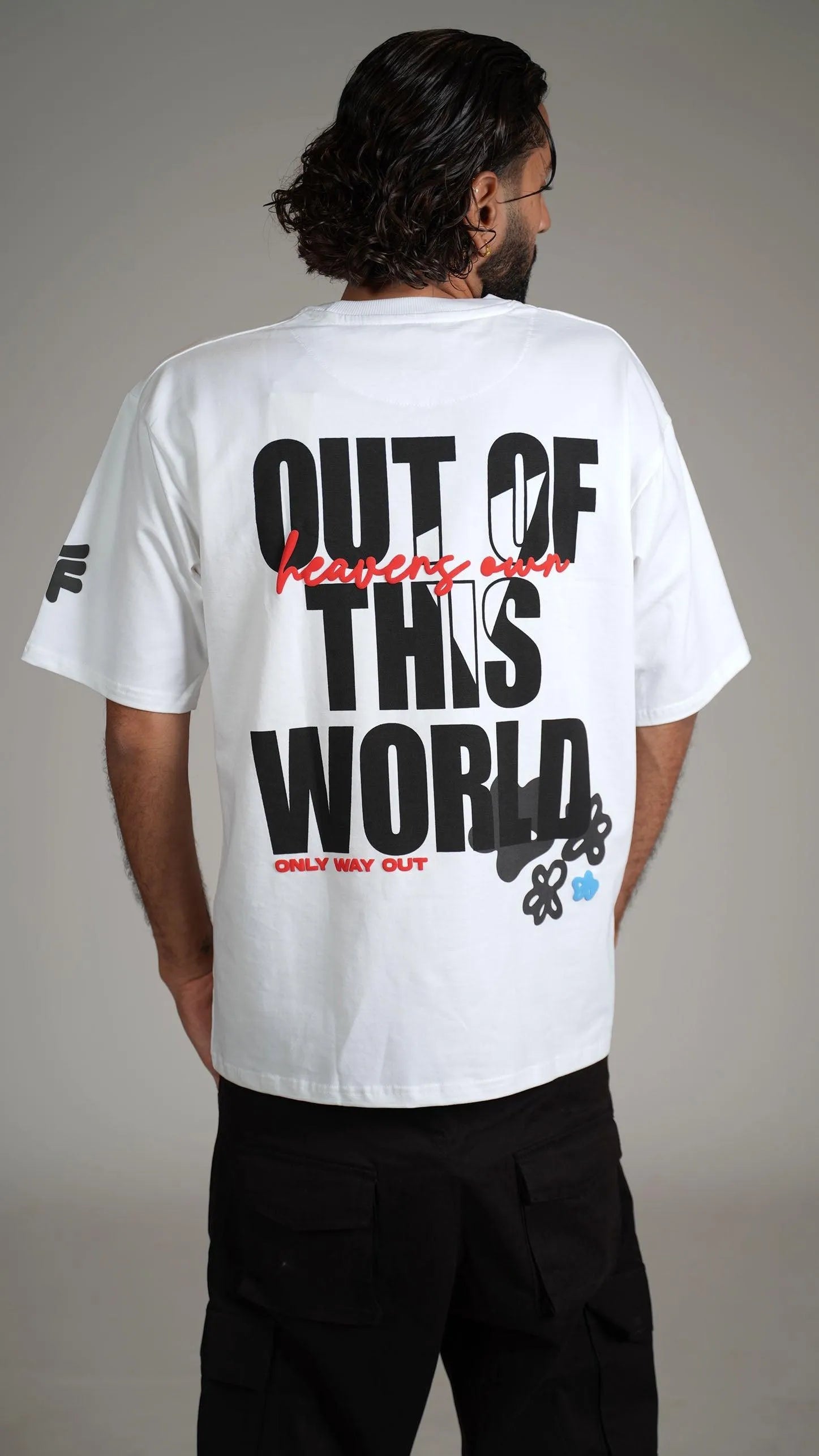 Unfollow The World White Heavyweight T-shirt