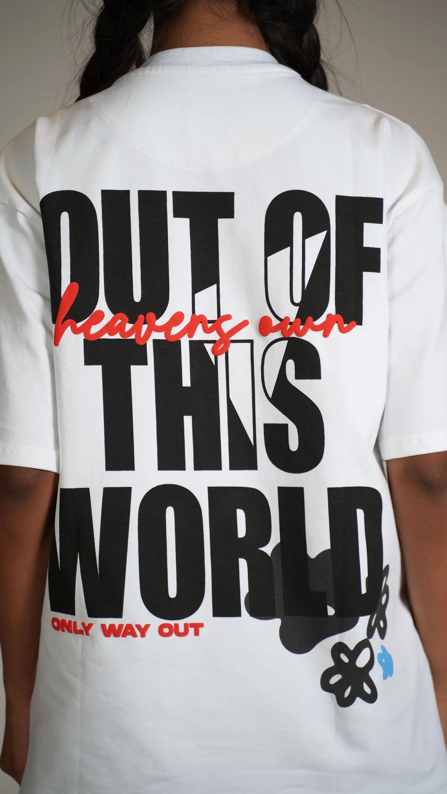 Unfollow The World White Heavyweight T-shirt
