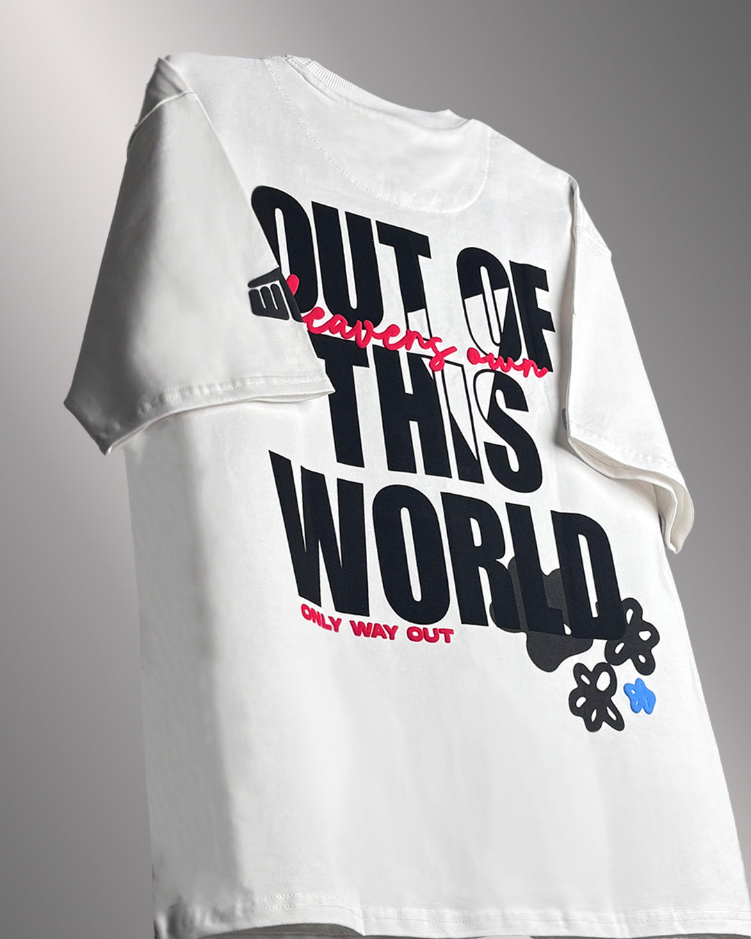 Unfollow The World White Heavyweight T-shirt
