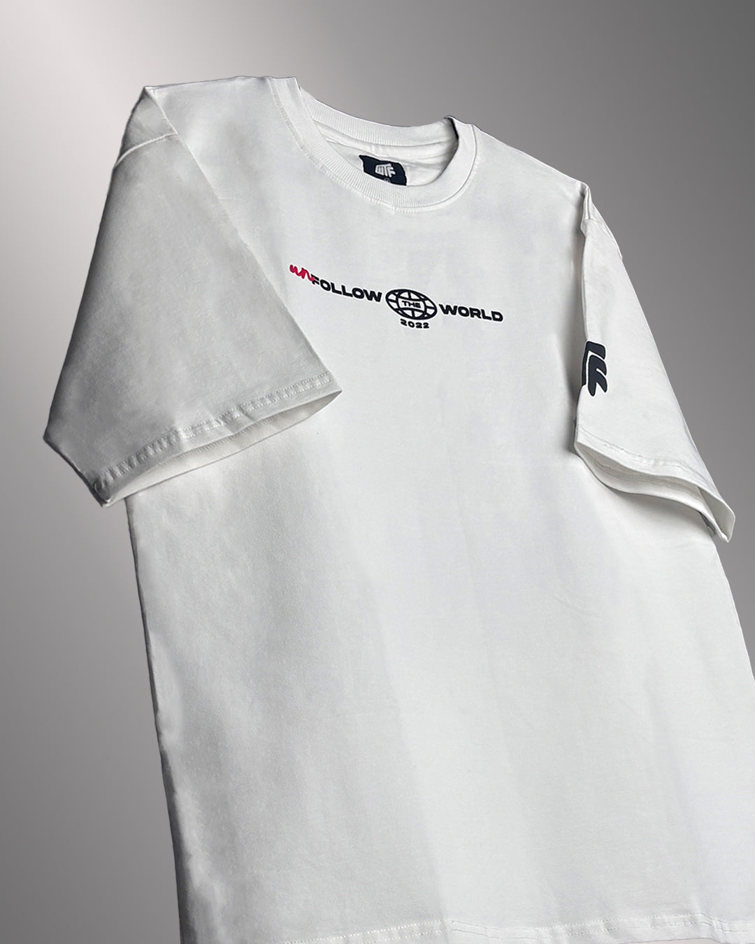 Unfollow The World White Heavyweight T-shirt