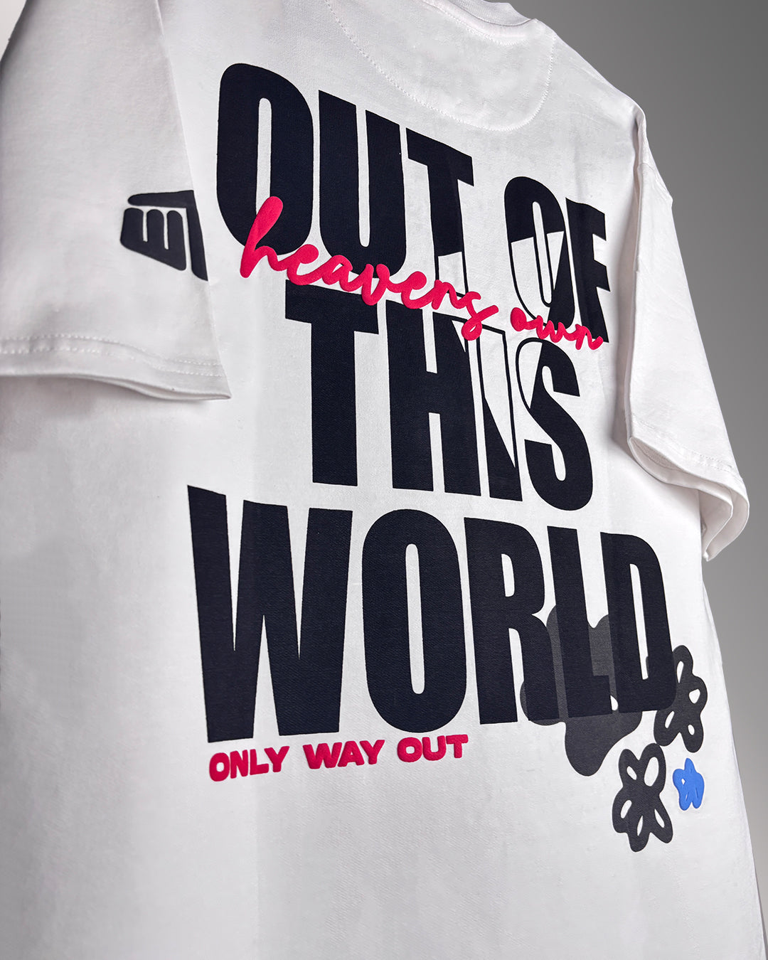 Unfollow The World White Heavyweight T-shirt