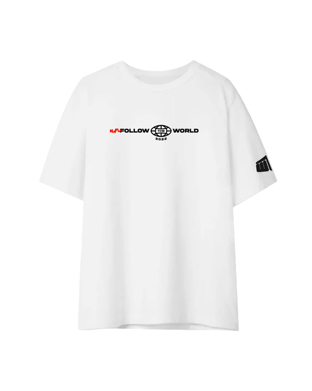 Unfollow The World White Heavyweight T-shirt