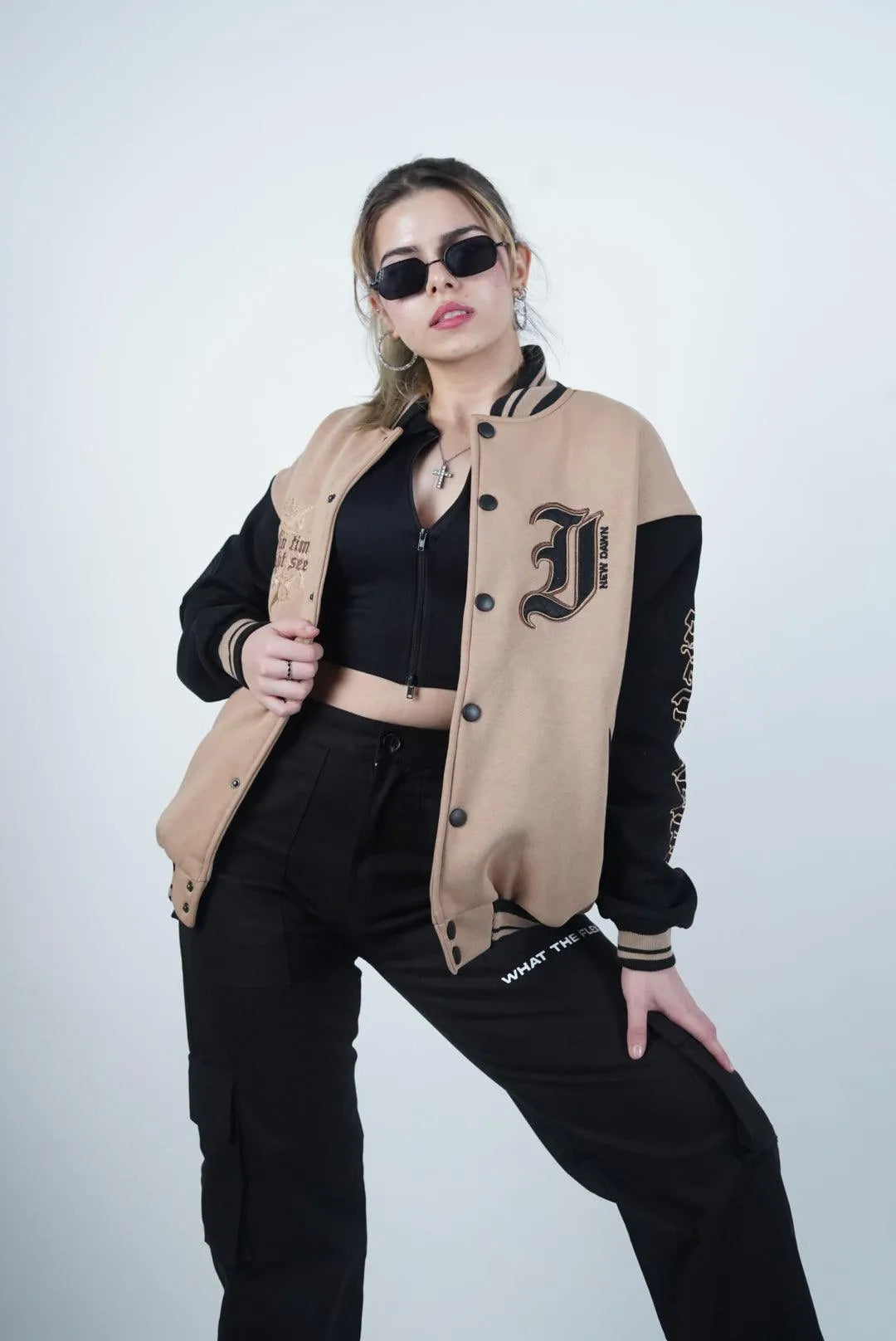 Goat Brown Varsity Jacket