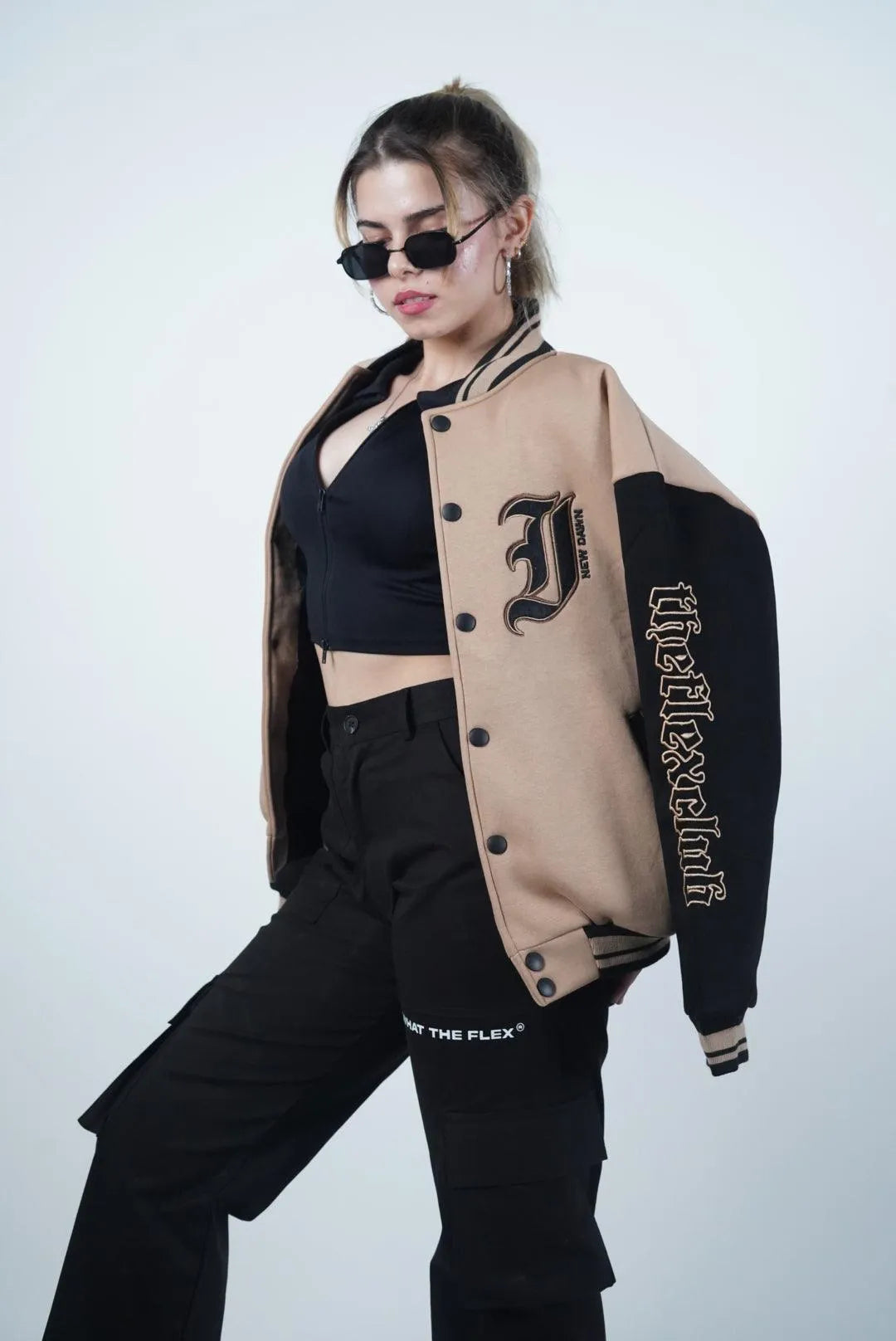 Goat Brown Varsity Jacket